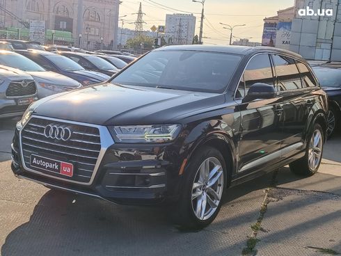 Audi Q7 2018 черный - фото 2