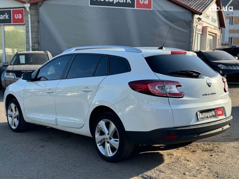 Renault Megane 2014 белый - фото 11