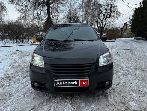 Chevrolet Aveo 2008 черный - фото 2