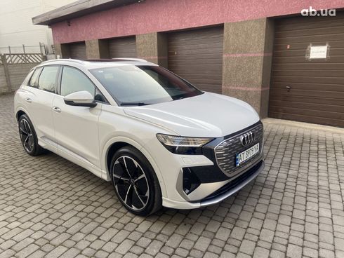 Audi Q4 e-tron 2023 белый - фото 7