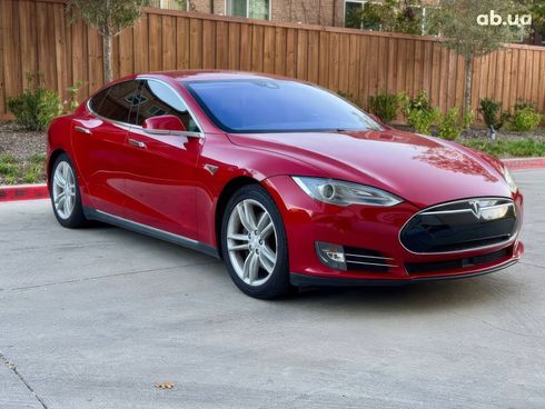 Tesla Model S 2015 красный - фото 3