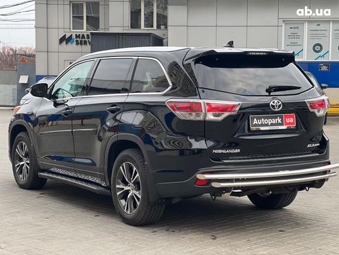 Toyota Highlander 2015 черный - фото 7