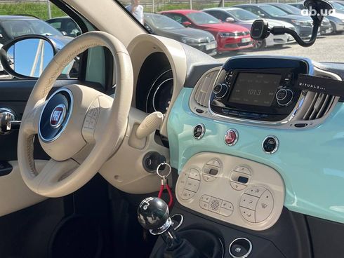 Fiat 500 2017 синий - фото 26