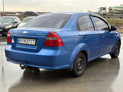Chevrolet Aveo 2008 синий - фото 7