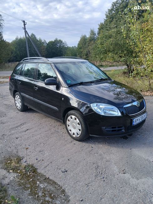 Skoda Fabia 2008 черный - фото 11