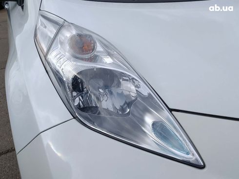 Nissan Leaf 2014 белый - фото 9