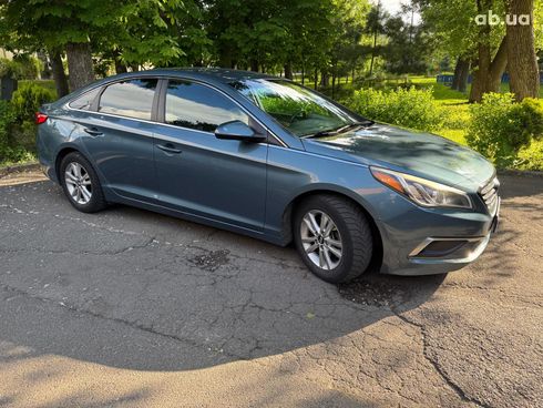Hyundai Sonata 2017 синий - фото 4