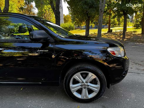 Toyota Highlander 2008 черный - фото 4