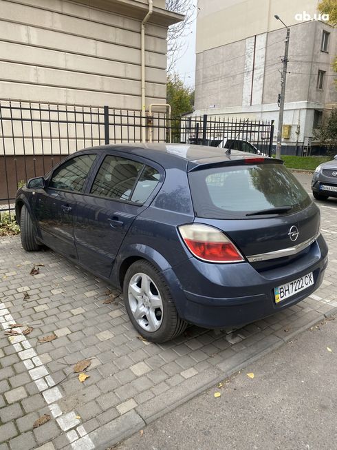 Opel Astra 2007 синий - фото 4