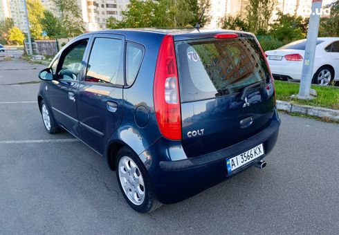 Mitsubishi Colt 2005 синий - фото 7