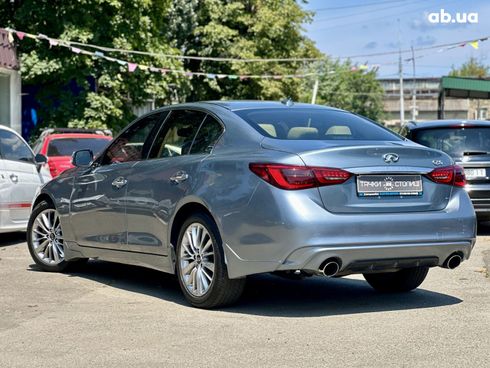 Infiniti Q50 2019 серый - фото 3