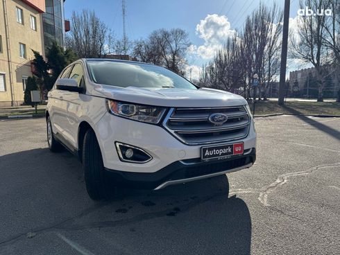 Ford Edge 2015 белый - фото 8