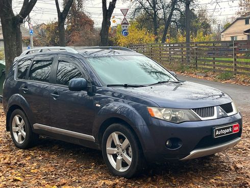 Mitsubishi Outlander 2008 синий - фото 3