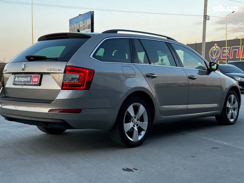 Skoda octavia a7 2014 серый - фото 8