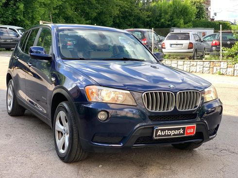 BMW X3 2011 синий - фото 3