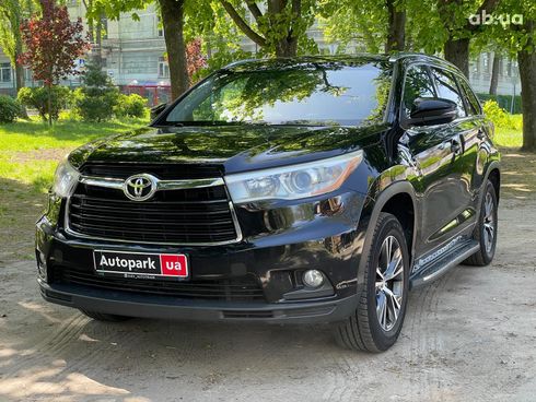 Toyota Highlander 2016 черный - фото 2