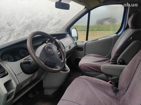 Opel Vivaro 2006 синий - фото 7