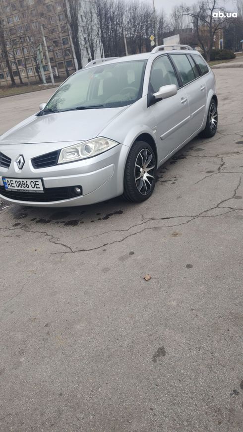 Renault Megane 2007 серебристый - фото 2