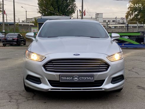 Ford Fusion 2015 серый - фото 2