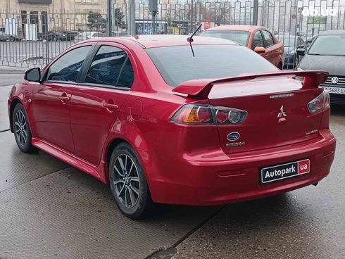 Mitsubishi Lancer 2016 красный - фото 20