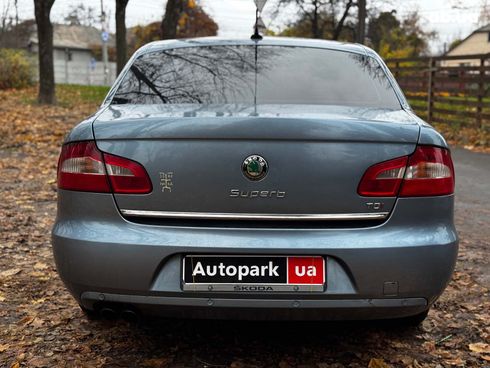 Skoda Superb 2008 синий - фото 15