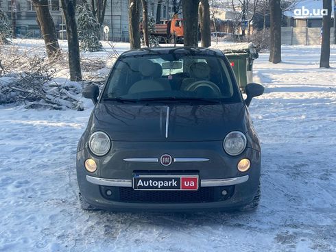 Fiat 500 2012 серый - фото 2