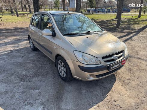 Hyundai Getz 2006 бежевый - фото 3