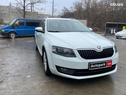 Skoda octavia a7 2016 белый - фото 3