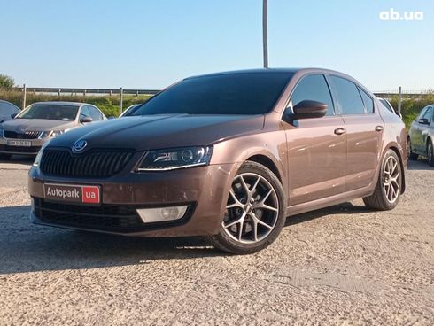 Skoda octavia a7 2017 коричневый - фото 5