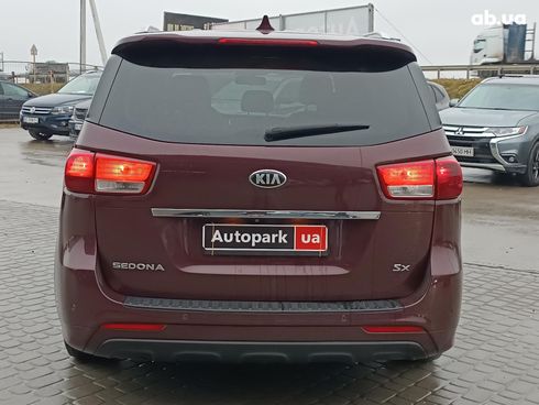 Kia Sedona 2016 красный - фото 10