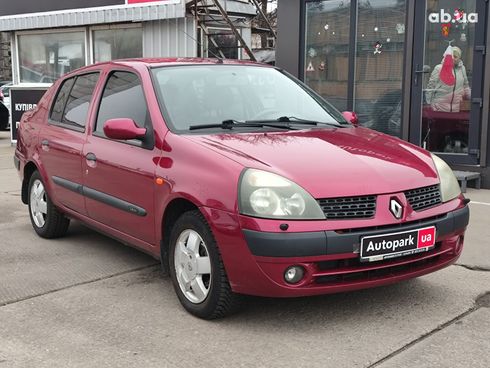 Renault Clio 2002 красный - фото 9