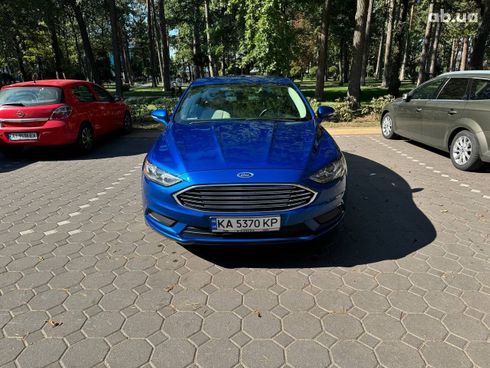 Ford Fusion 2016 синий - фото 8