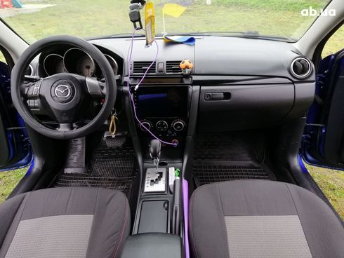 Mazda 3 2007 синий - фото 8