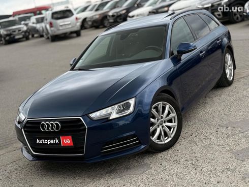 Audi A4 2017 синий - фото 3