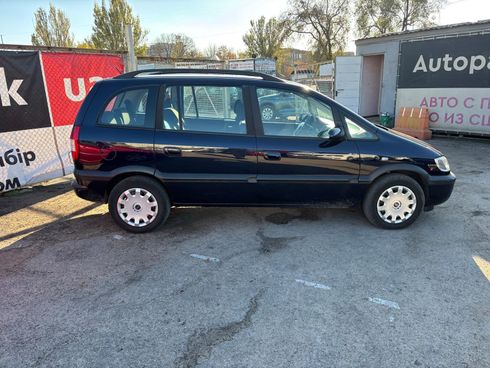 Opel Zafira 2003 синий - фото 7