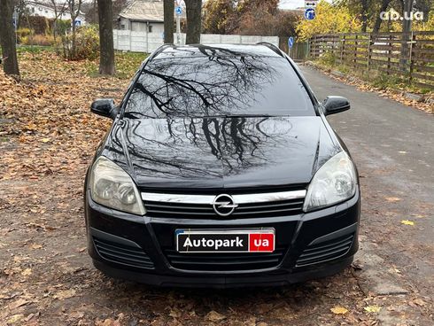 Opel Astra 2006 черный - фото 2