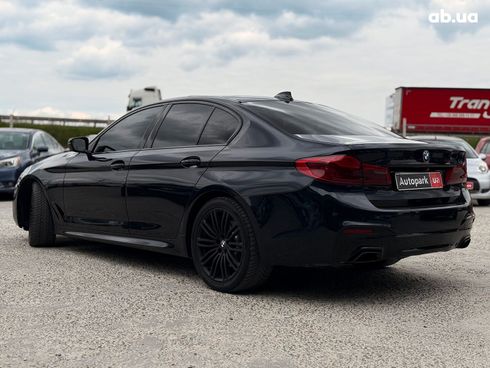 BMW 5 серия 2017 синий - фото 8