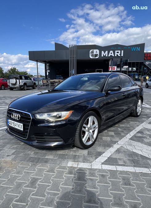 Audi A6 2014 черный - фото 2