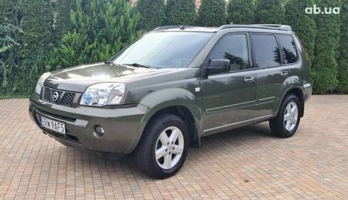 Nissan X-Trail 2005 зеленый - фото 3