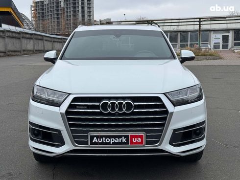 Audi Q7 2019 белый - фото 2