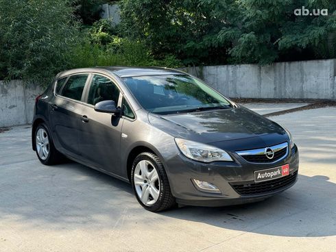 Opel astra j 2010 серый - фото 3