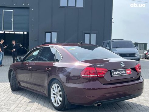Volkswagen passat b7 2013 красный - фото 7