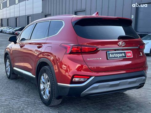 Hyundai Santa Fe 2020 красный - фото 6