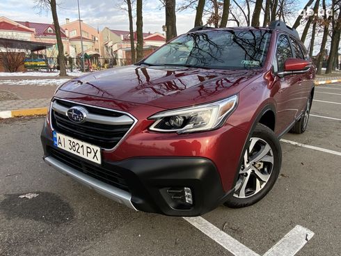 Subaru Outback 2022 вишневый - фото 6