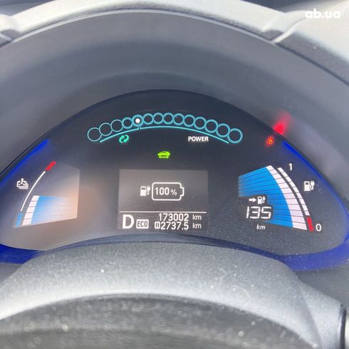 Nissan Leaf 2015 серебристый - фото 14