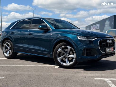 Audi Q8 2018 синий - фото 4