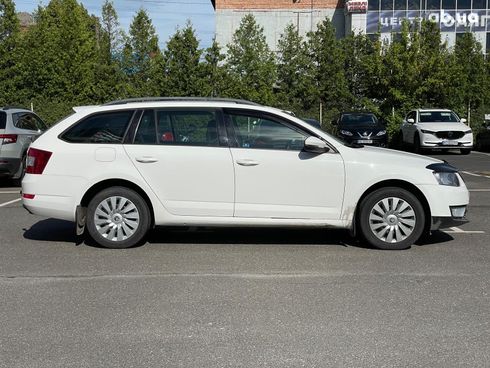 Skoda octavia a7 2014 белый - фото 13