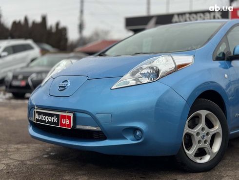 Nissan Leaf 2014 синий - фото 2