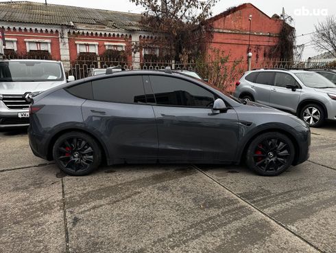 Tesla Model Y 2021 серый - фото 7
