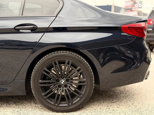 BMW 5 серия 2017 синий - фото 7